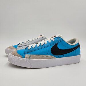 Nike Blazer Low '77 Big Kid’s Shoes Blue DA4074-401 Youth Size 5Y